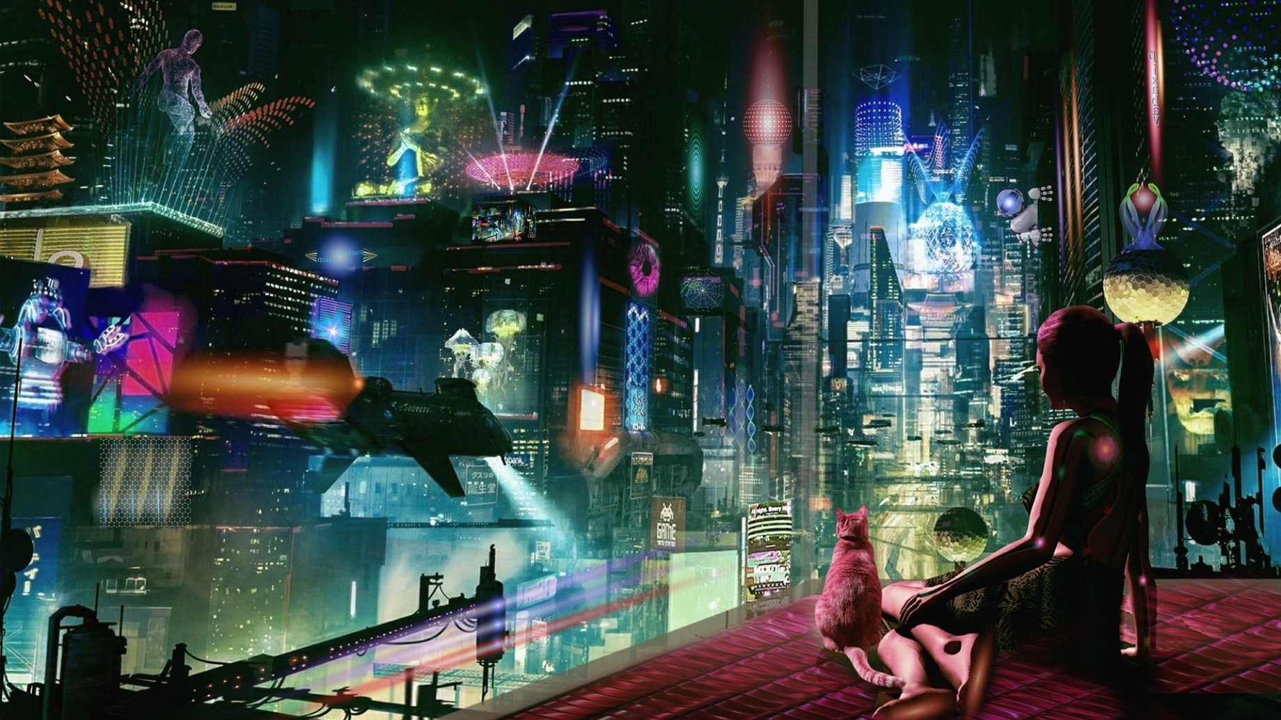 Big city dream cyberpunk фото 107